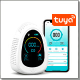 Умный автономный Tuya Wi-Fi датчик-детектор 3 в 1 - «HTI-0331-WT» Умный автономный Tuya Wi-Fi датчик-детектор 3 в 1 - «HTI-0331-WT»