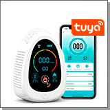 Автономный многофункциональный Tuya Wi-Fi датчик 4 в 1 - «HTI-0341-WT» Автономный многофункциональный Tuya Wi-Fi датчик 4 в 1 - «HTI-0341-WT»