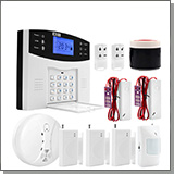 Охранно-пожарная GSM сигнализация «SmartСтраж Сигнал-GSM-10» с 10 датчиками Охранно-пожарная GSM сигнализация «SmartСтраж Сигнал-GSM-10» с 10 датчиками