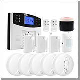 Охранно-пожарная GSM сигнализация «SmartСтраж Сигнал-GSM-12» с 12 датчиками Охранно-пожарная GSM сигнализация «SmartСтраж Сигнал-GSM-12» с 12 датчиками