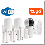 Охранно-пожарная Wi-Fi сигнализация с камерой TUYA: «SmartСтраж Video-Alarm 8-W»